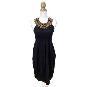 Remark Boho Embellished Collar Dress